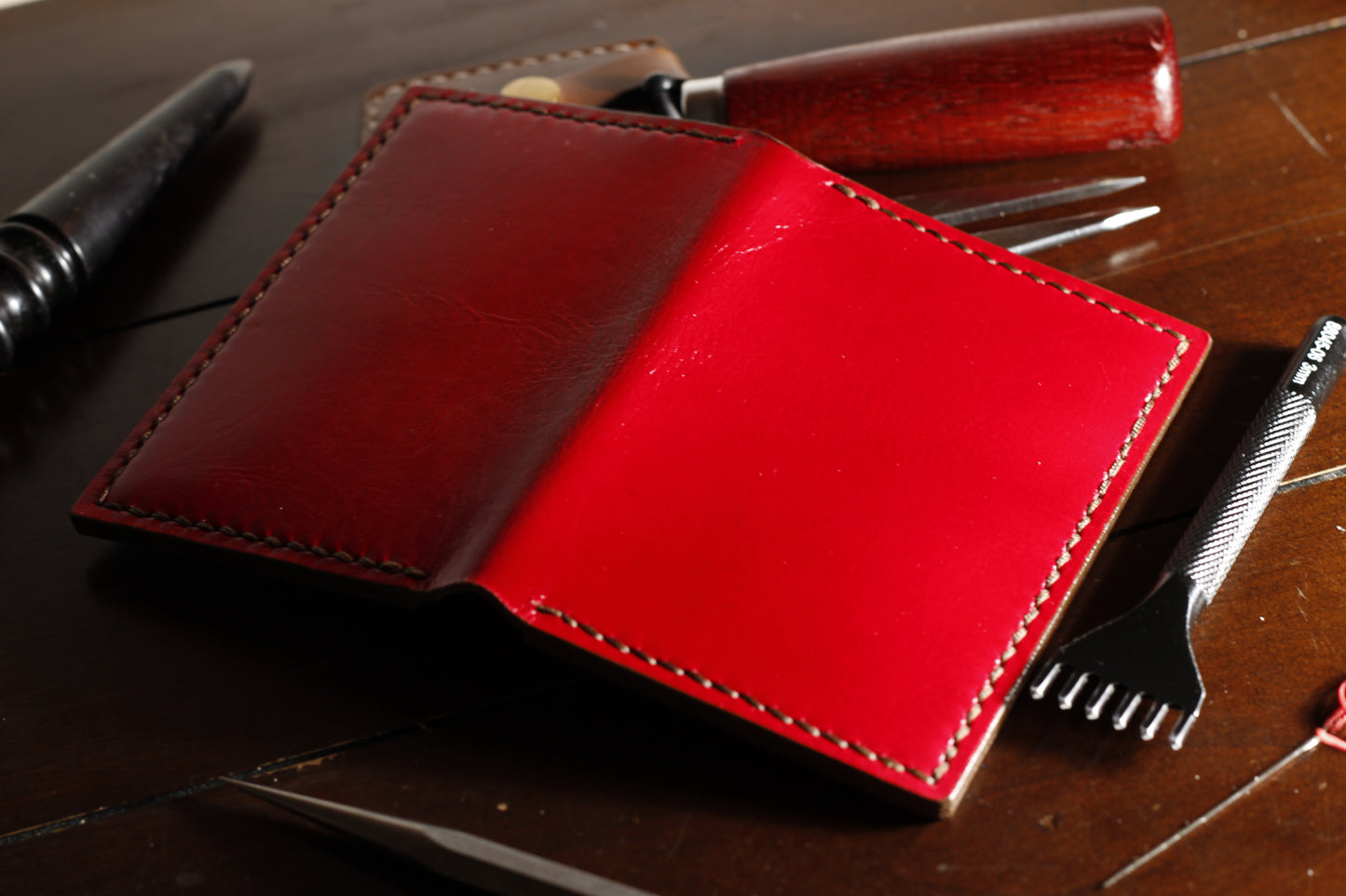 "The Falconer" Pocket Organizer Wallet (PATTERN)