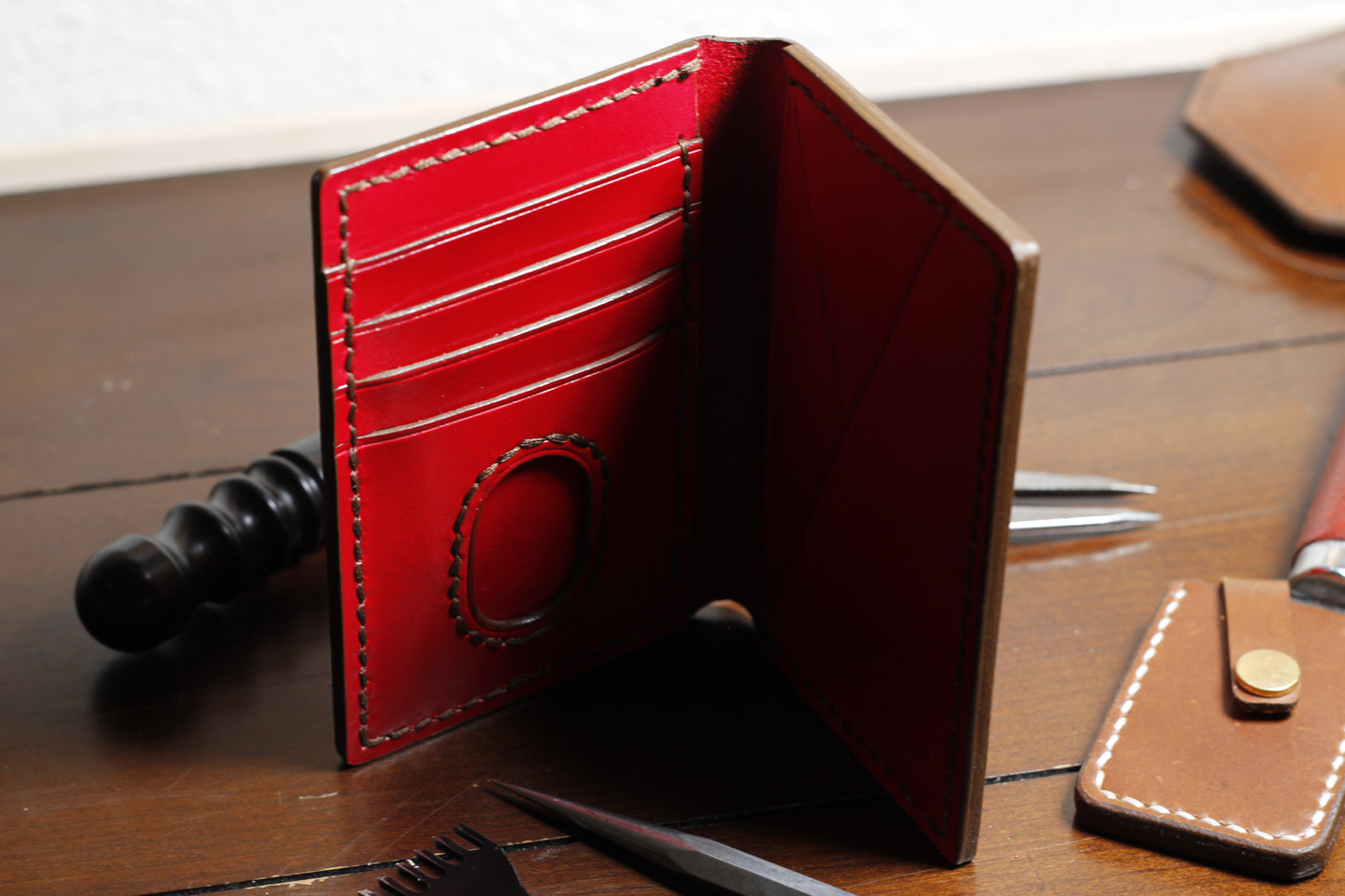 "The Falconer" Pocket Organizer Wallet (PATTERN)