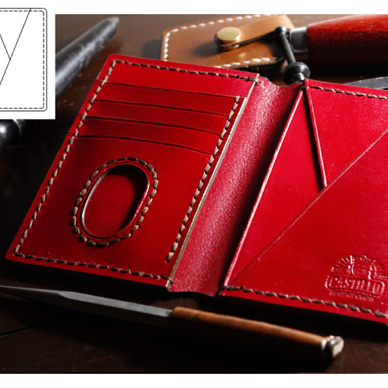 "The Falconer" Pocket Organizer Wallet (PATTERN)