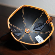 castillo heritage crafts leathercraft leather craft disney disneyland walt disney world leather hat leather cap leathercraft pattern leathercraft hat pattern diy beginner leather craft project mickey mouse ears mouse ear cap leather ear