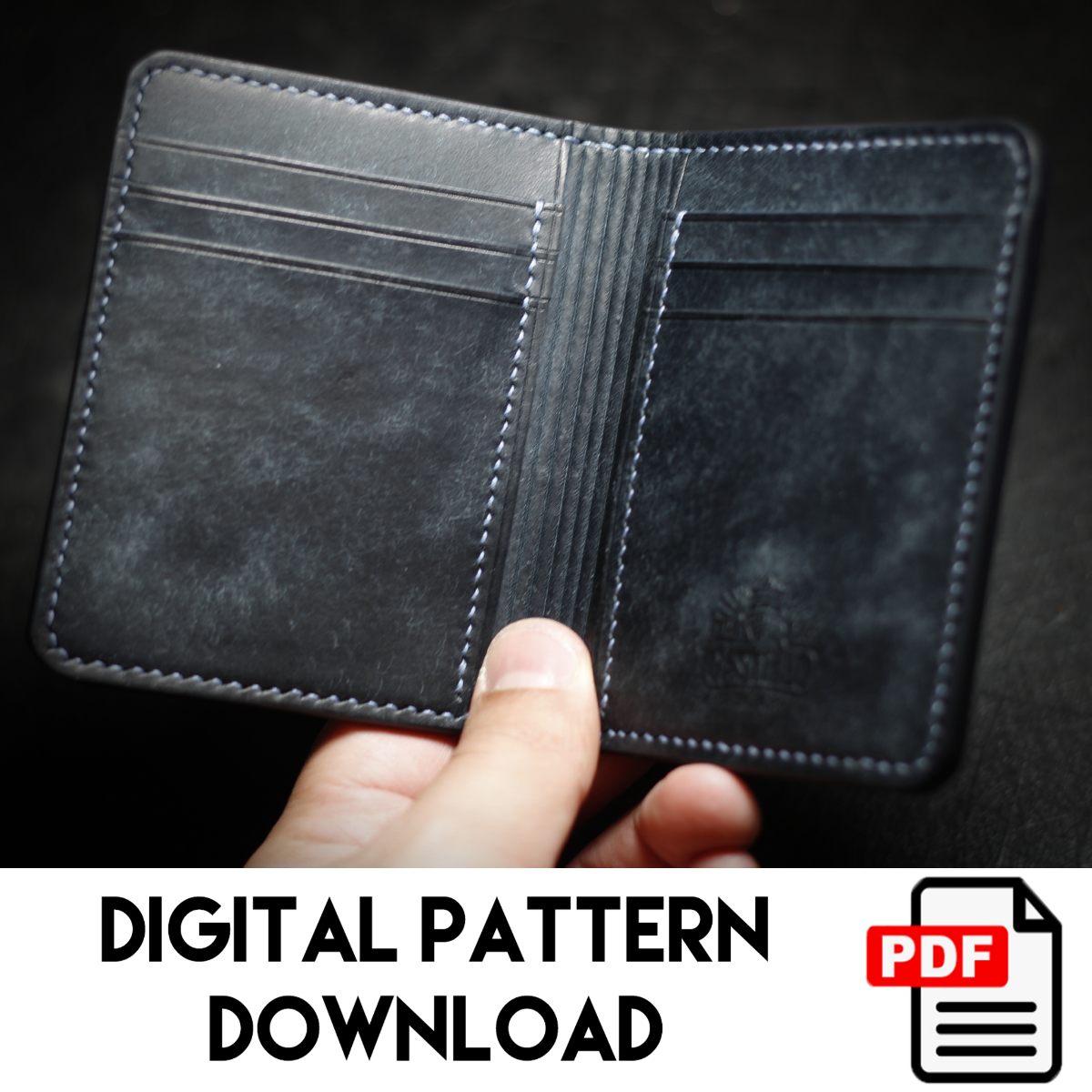 "Scribe" Bifold Wallet (PATTERN)